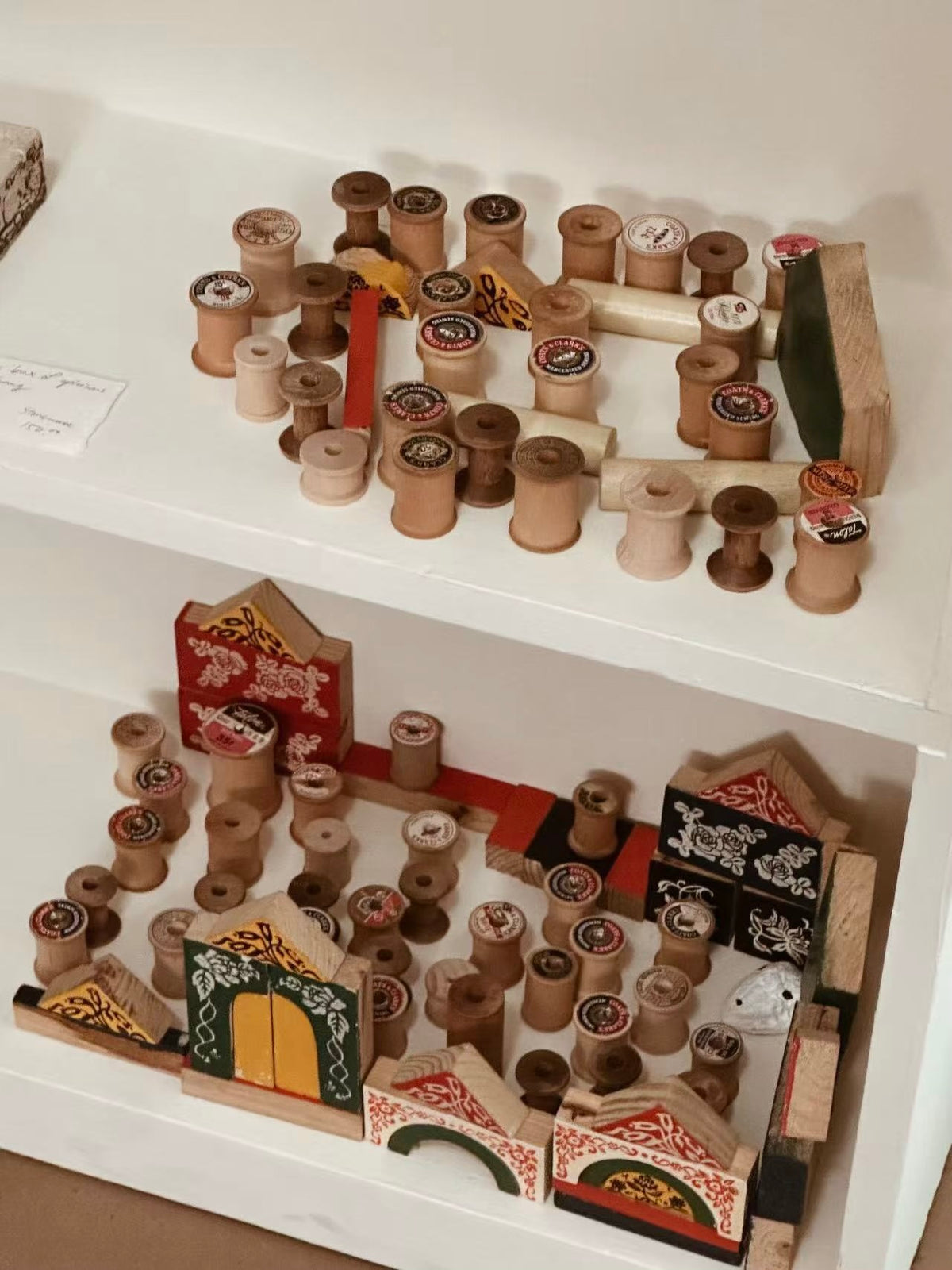 old furniture and collected objects inside the UNISECON store