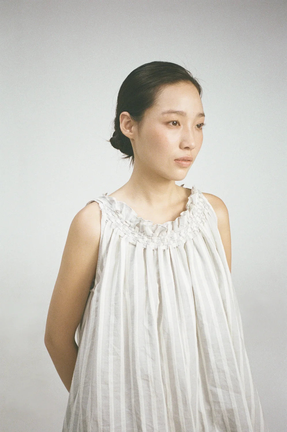 unisecon tops – weaving and collaging by hand