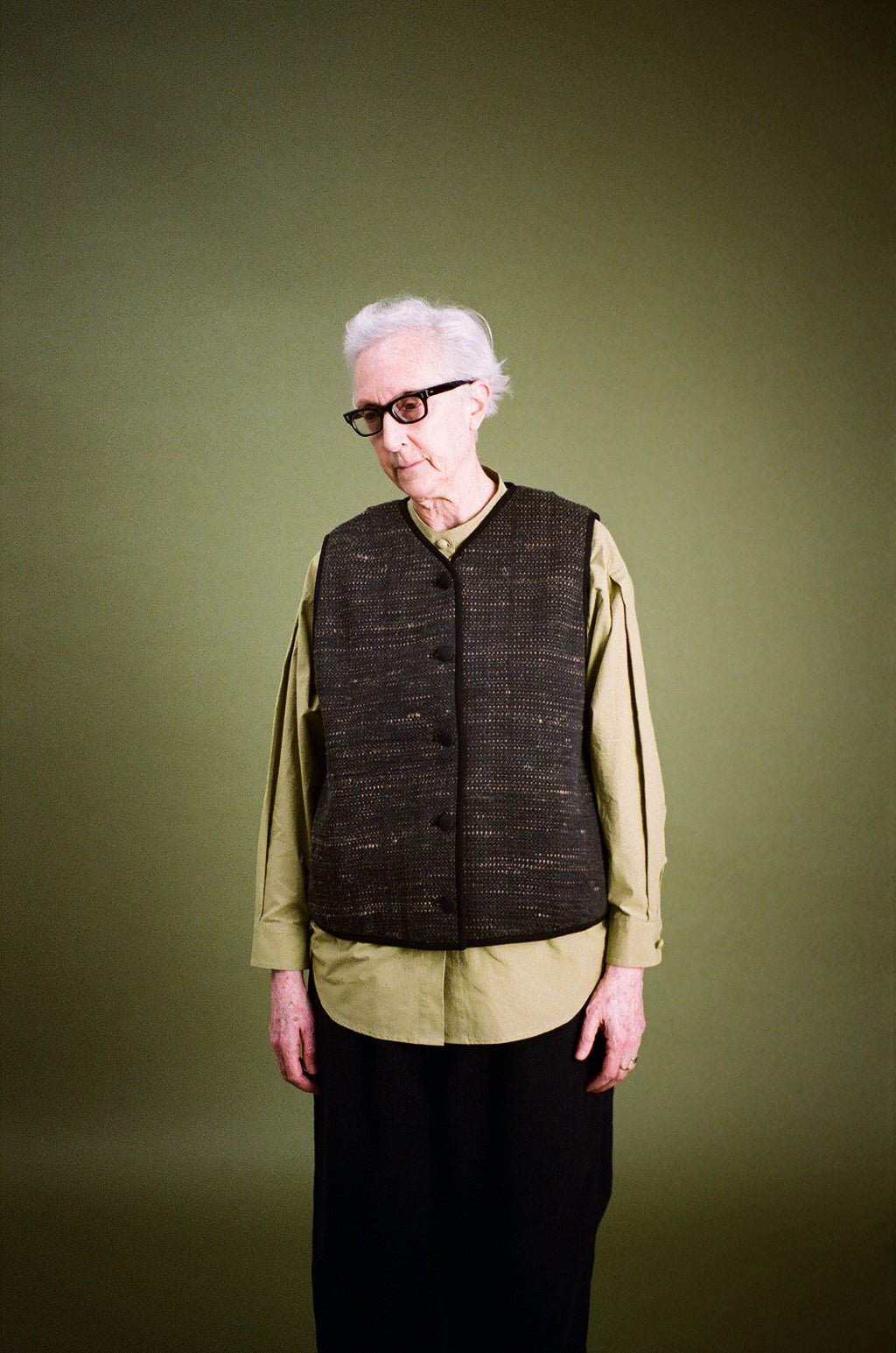tyra top - chartreuse