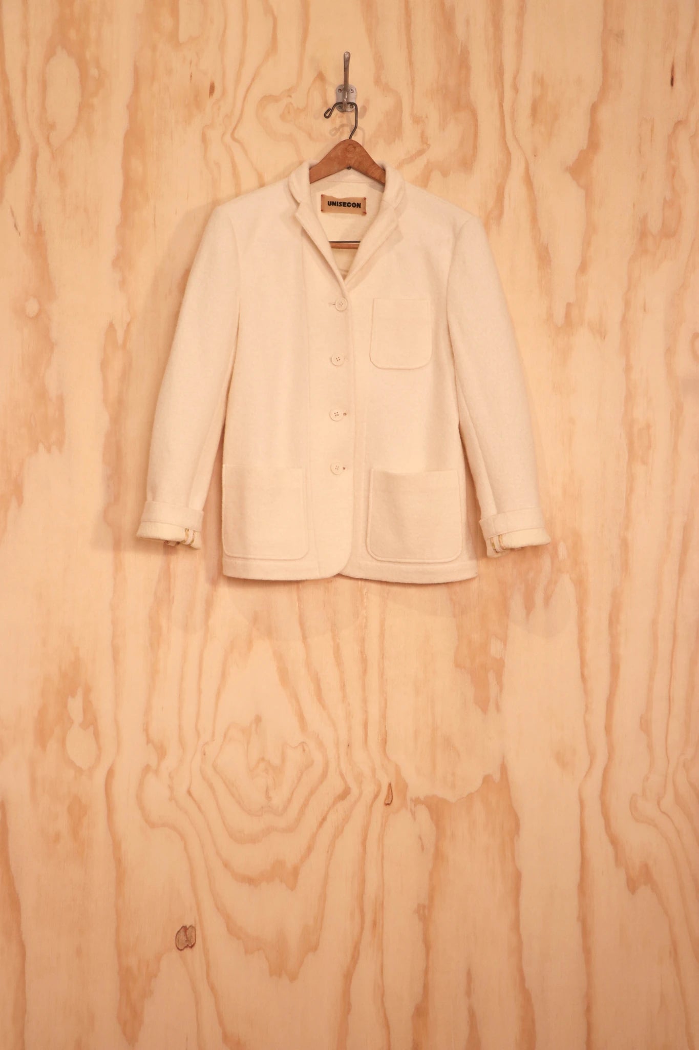 Close-up of hem and seam finishing on the Patcha Jacket