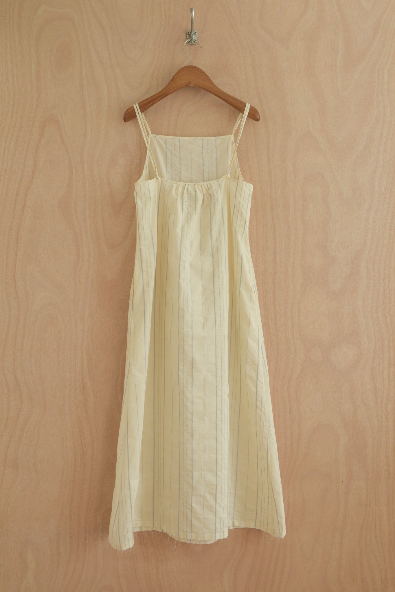 Back view of Paula Dress showing relaxed A-line drape