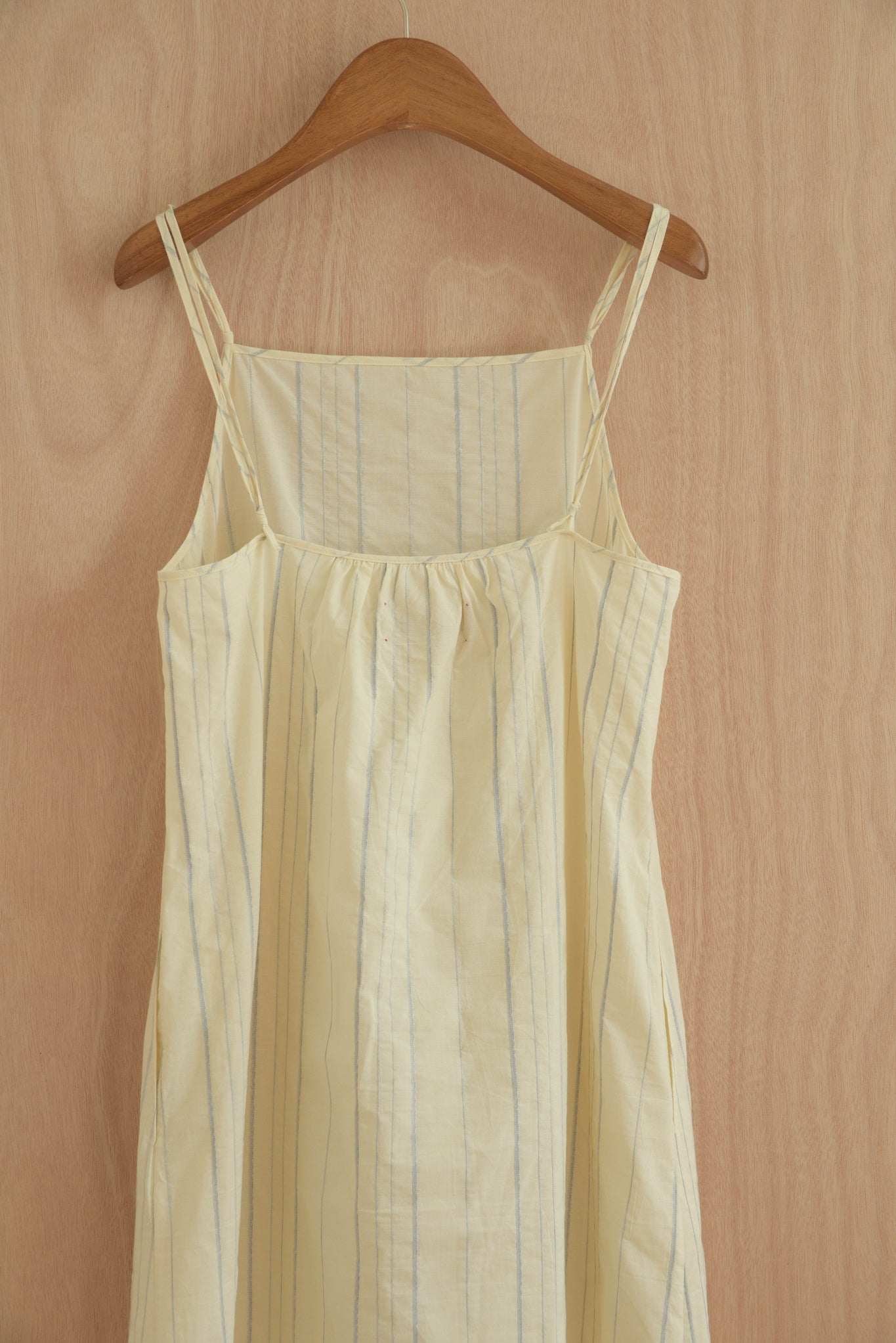 Back view of Paula Dress showing relaxed A-line drape