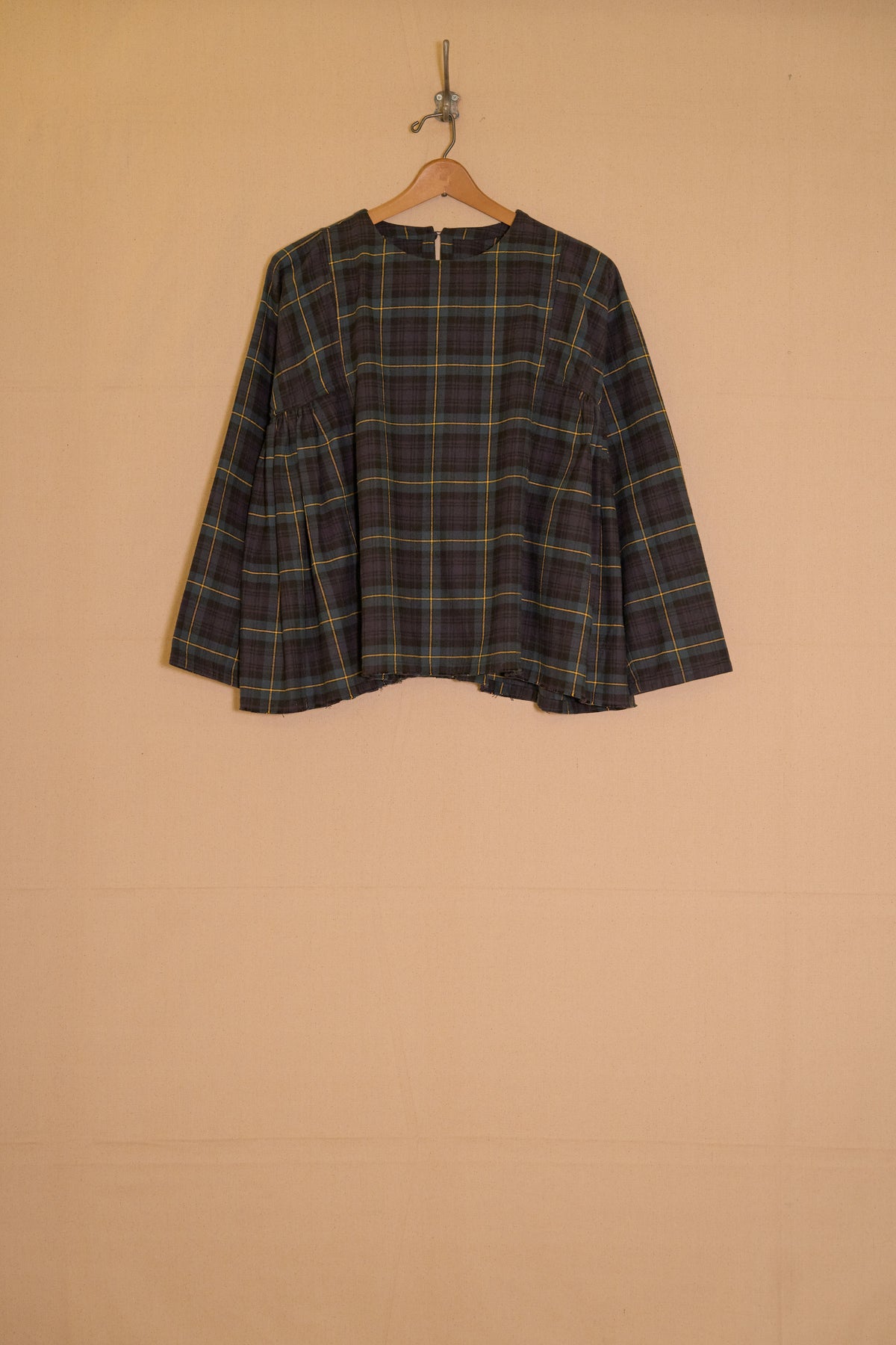 leona top - blue organic cotton