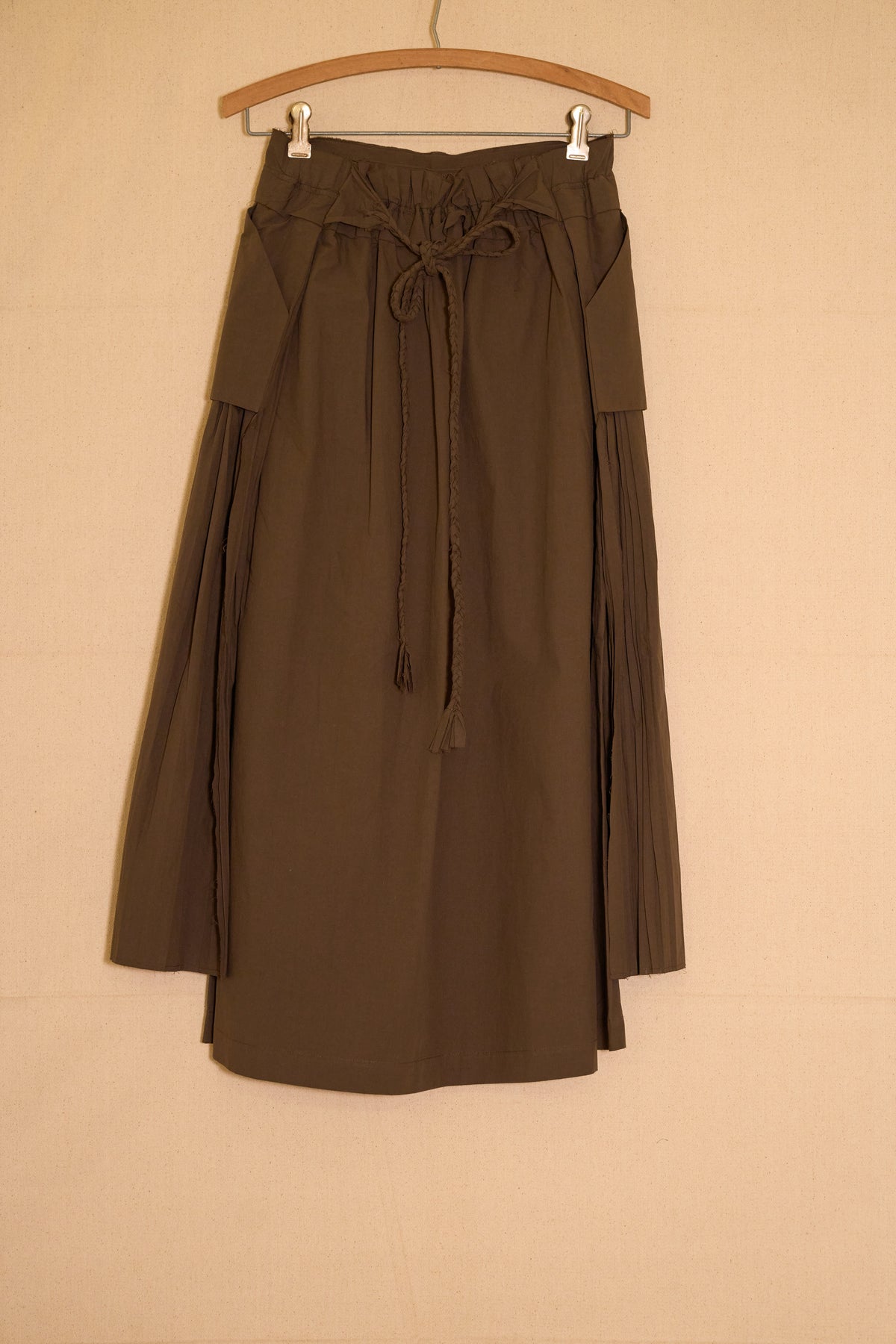 riva skirt - brown organic cotton