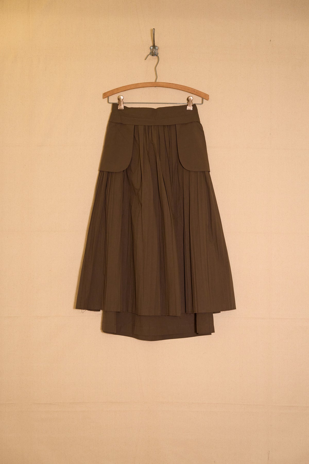 riva skirt - brown organic cotton