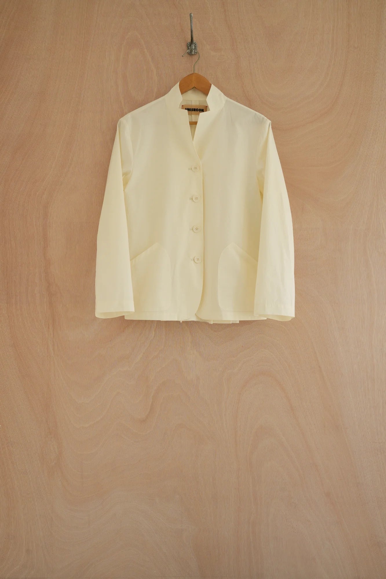 UNISECON Calen jacket in cream front view