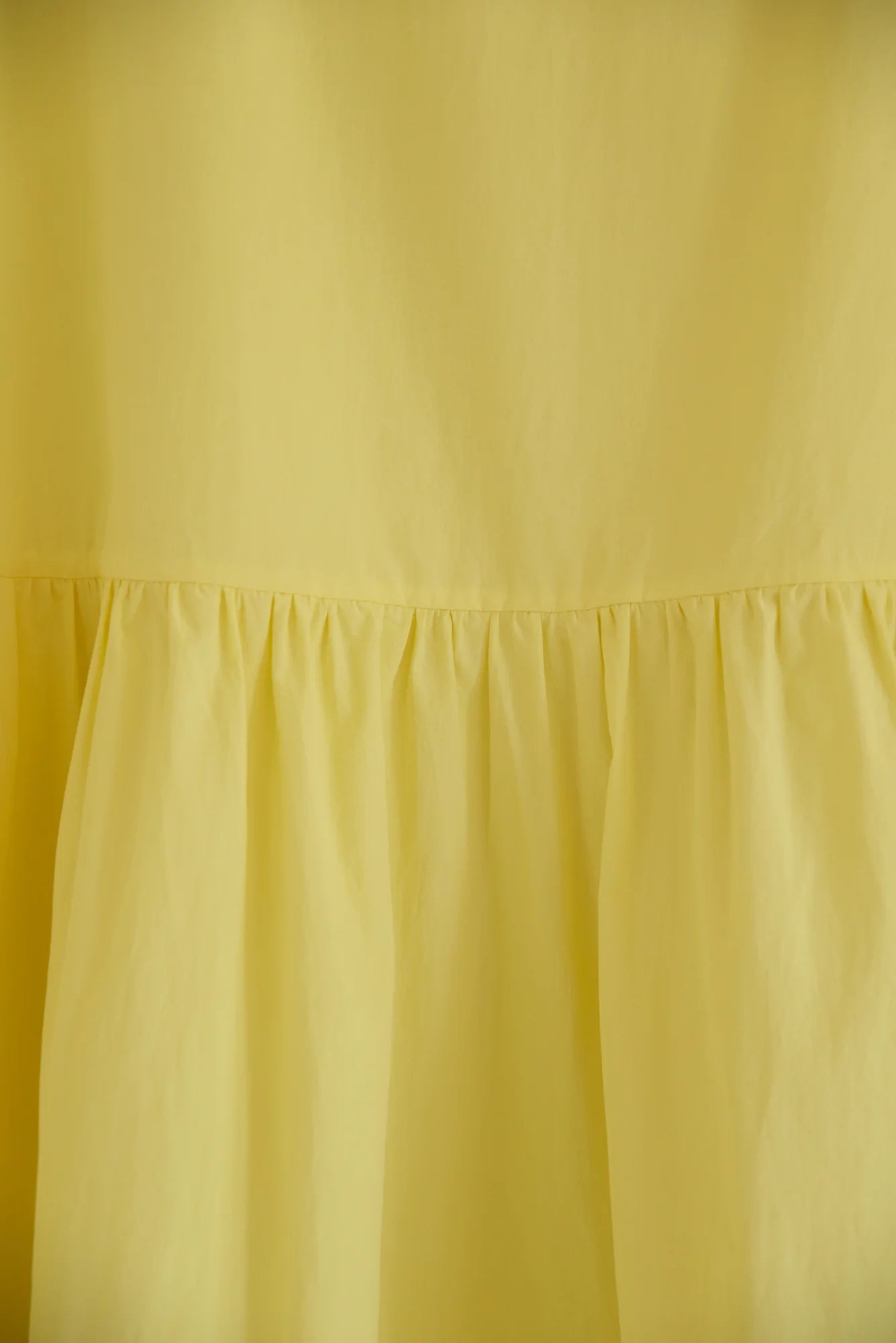 UNISECON Patti dress in yellow, detail view