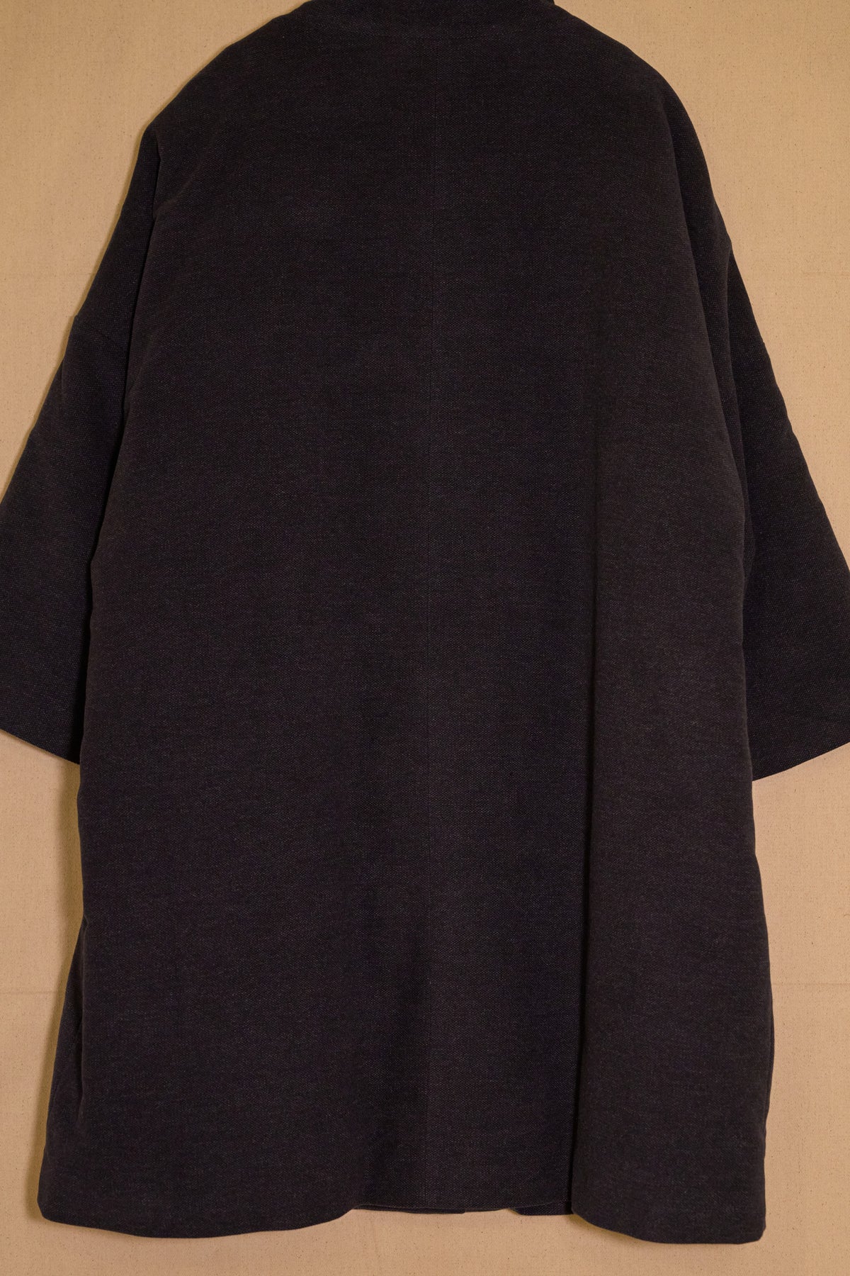 UNISECON Talia coat in blue detail view