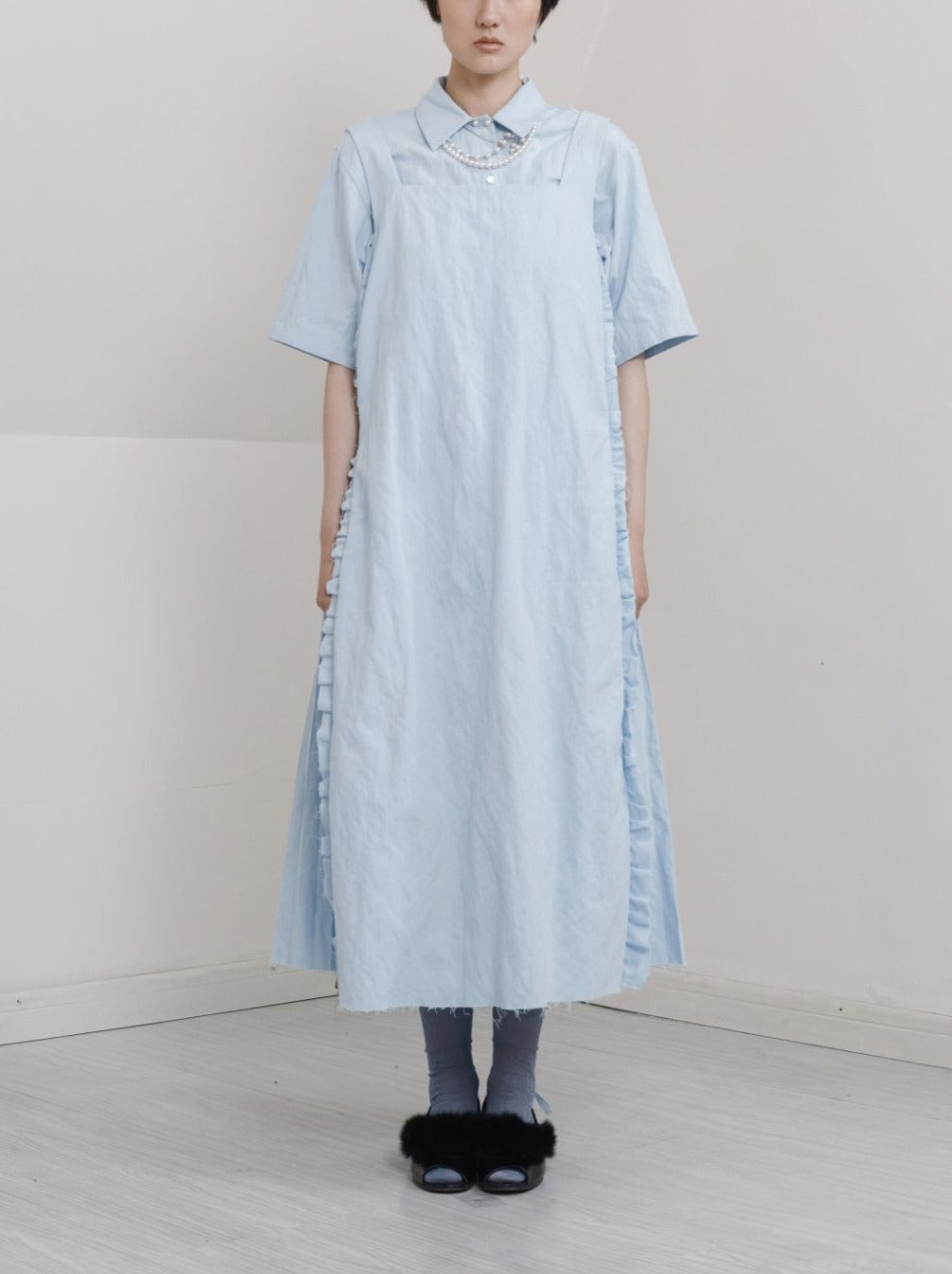 UNISECON AW21 Blue Tied Dress