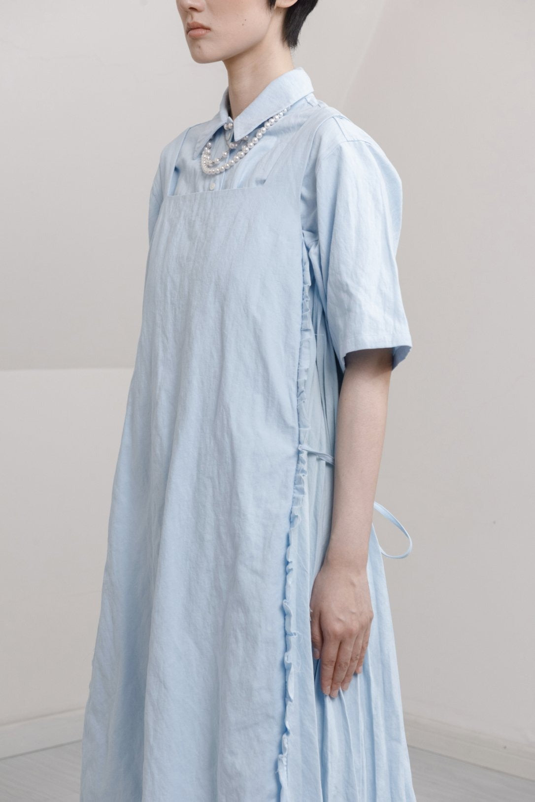 UNISECON AW21 Blue Tied Dress